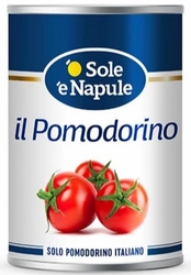 Włoskie Pomidory cherry w puszce O Sole e Napule Il Pomodorino 400g