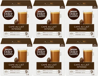 Kapsułki Nescafé Dolce Gusto Café au Lait Intenso 6x16 sztuk