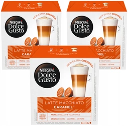 Kapsułki Nescafé Dolce Gusto Latte Macchiato Caramel 3x16 szt