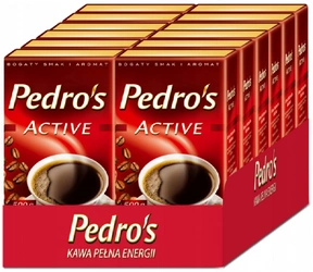 Kawa mielona Pedros Active 12x500g